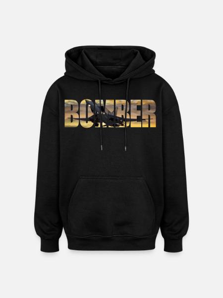Bomber Tu-22 M3 - Oversized Unisex Hoodie - black