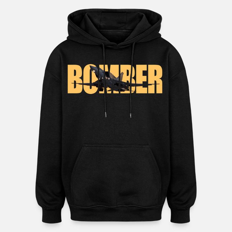 Bomber Tu-22 M3 - Oversized Unisex Hoodie - black