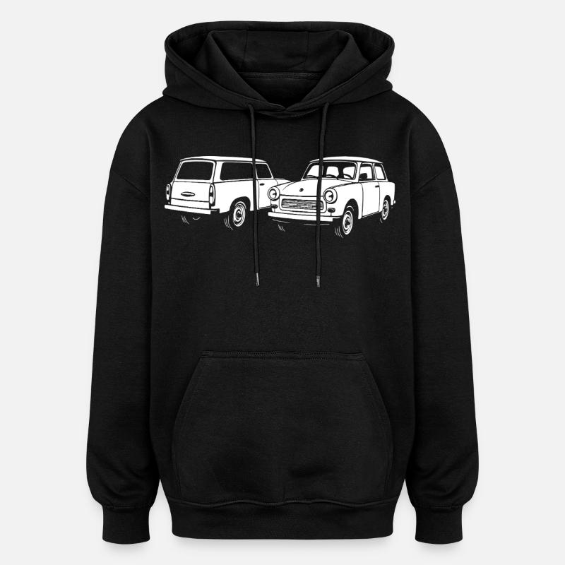 Zweitakter-Ikonen - Oversized Unisex Hoodie - Schwarz