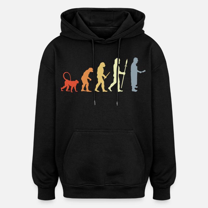 Metzger Entwicklung - Oversized Unisex Hoodie - Schwarz