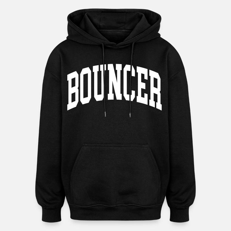 Videur - Sweat à capuche oversize unisexe - noir