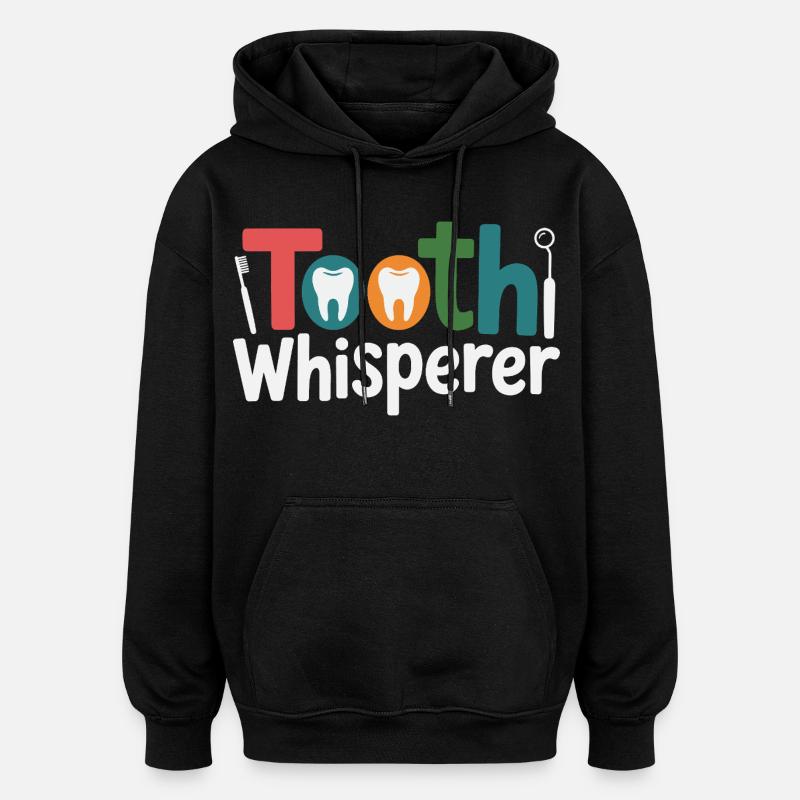 Zahntechniker Präzisionsarbeit - Oversized Unisex Hoodie - Schwarz
