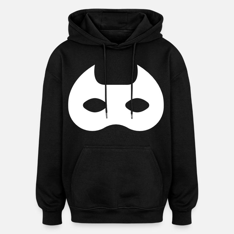 Masque d’un super-héros - Sweat à capuche oversize unisexe - noir