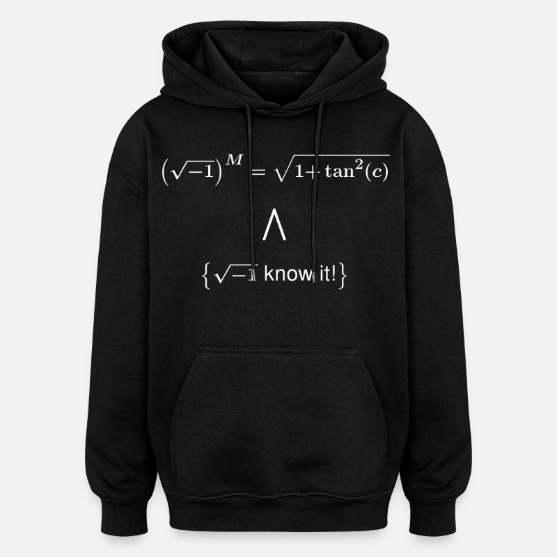 sec_c_know - Oversized Unisex Hoodie - black
