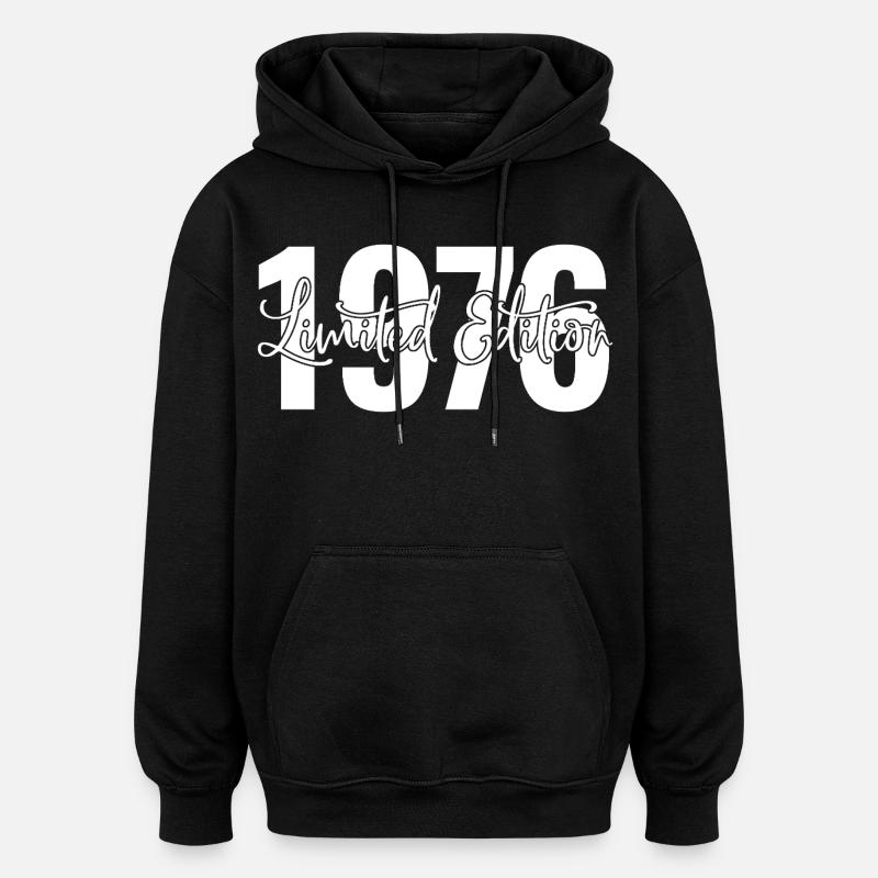Edition limitée 1976 - Sweat à capuche oversize unisexe - noir