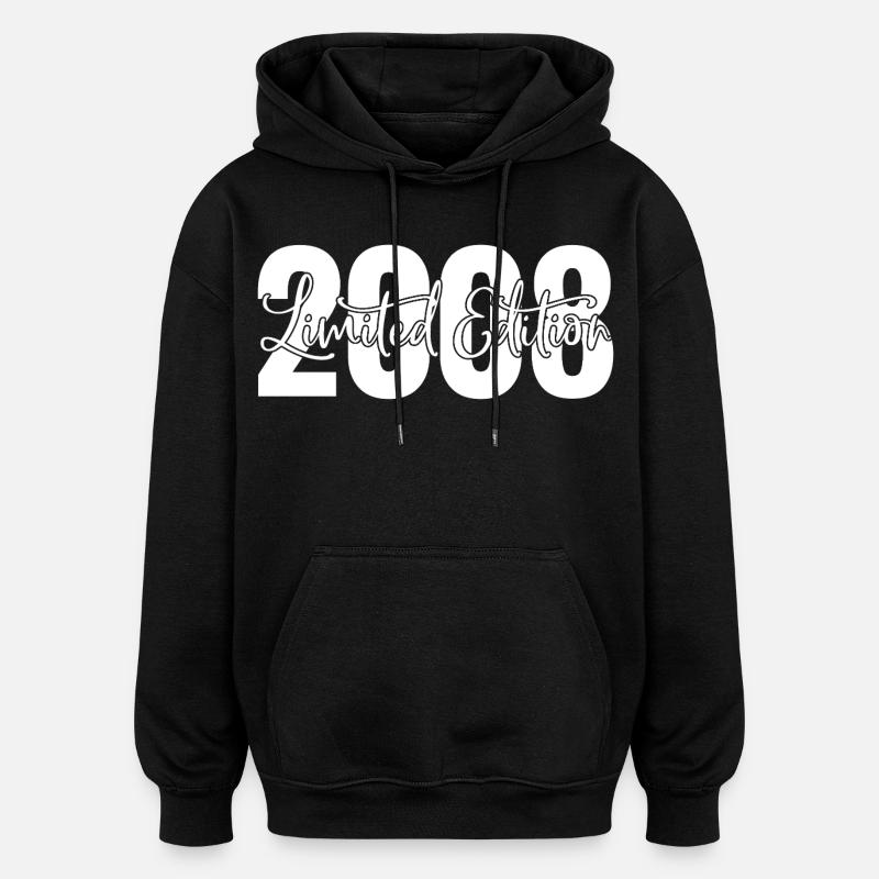 Edition limitée 2008 - Sweat à capuche oversize unisexe - noir