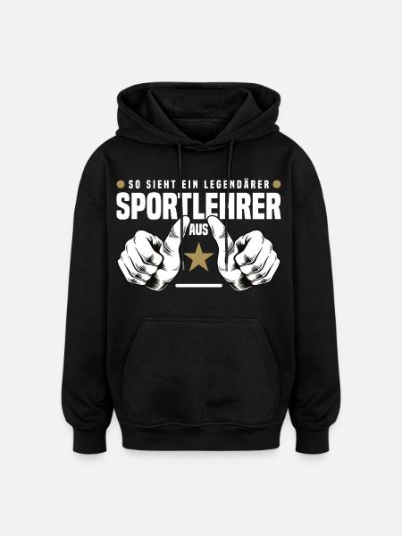Gymnaste - Sweat à capuche oversize unisexe - noir