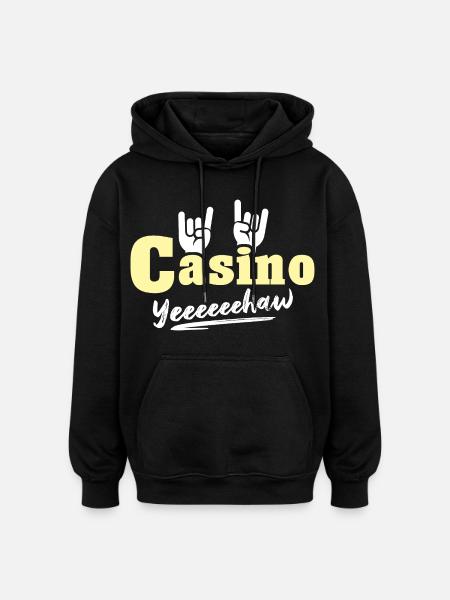 Casino Gambler - Oversized Unisex Hoodie - black