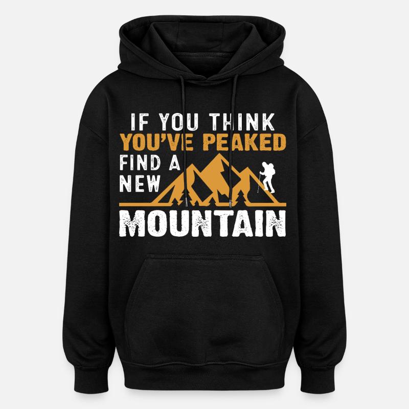 Errer - Sweat à capuche oversize unisexe - noir