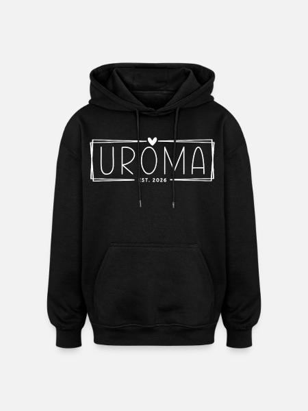 Uroma Est 2026 - Oversized Unisex Hoodie - Schwarz