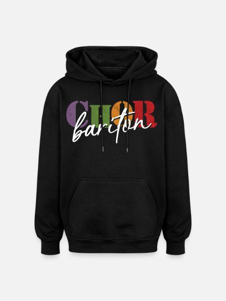 Choir Baritone - Oversized Unisex Hoodie - black