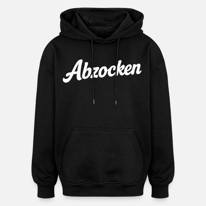 Rip-Off – Deceptive Packaging & Shrinkflation Statement - Oversized Unisex Hoodie - black