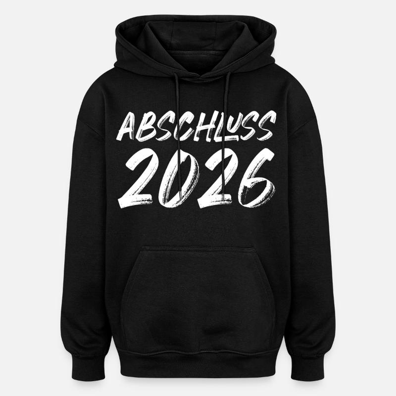 Remise des diplômes 2026 - Sweat à capuche oversize unisexe - noir