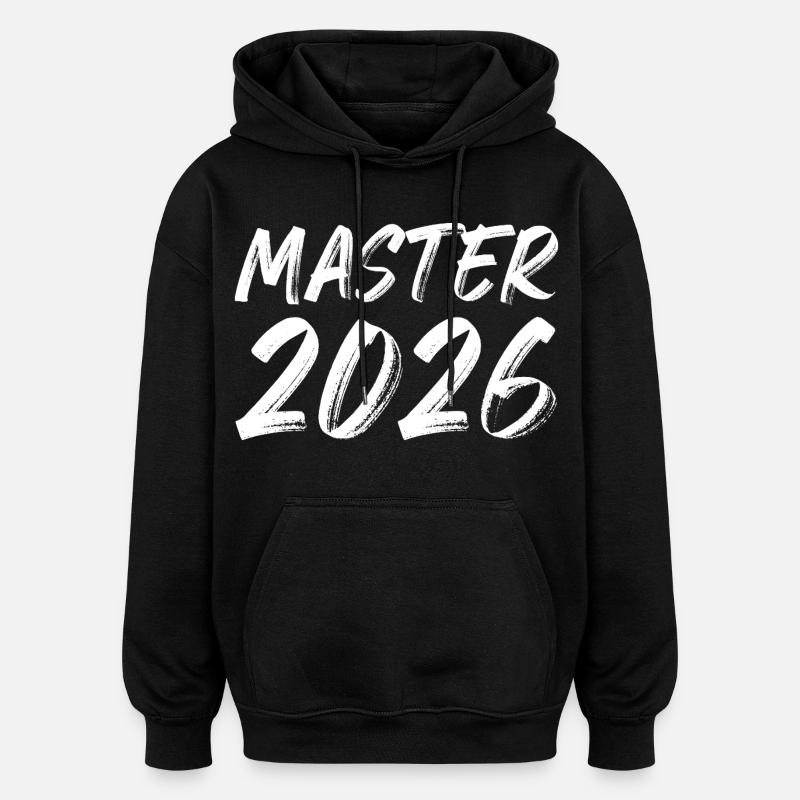 Master 2026 - Oversized Unisex Hoodie - black