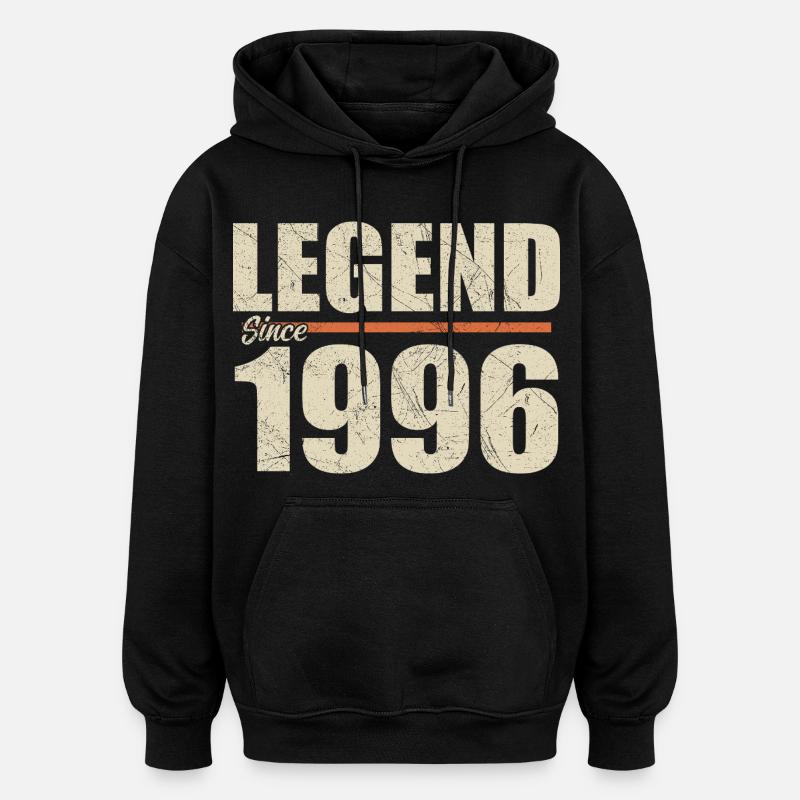 Anniversary 1996 | Legend since 1996 - Oversized Unisex Hoodie - black