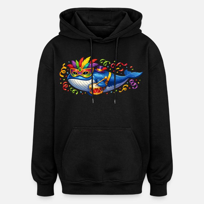 Cadeau du Carnaval de Karnewal - Sweat à capuche oversize unisexe - noir