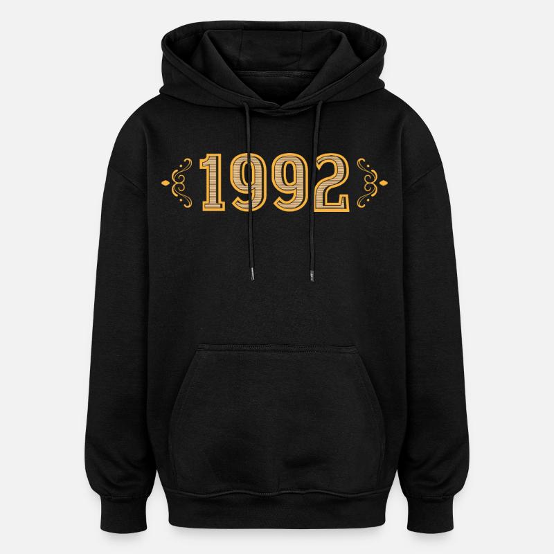Legend since 1992 retro 1992 - Oversized Unisex Hoodie - black