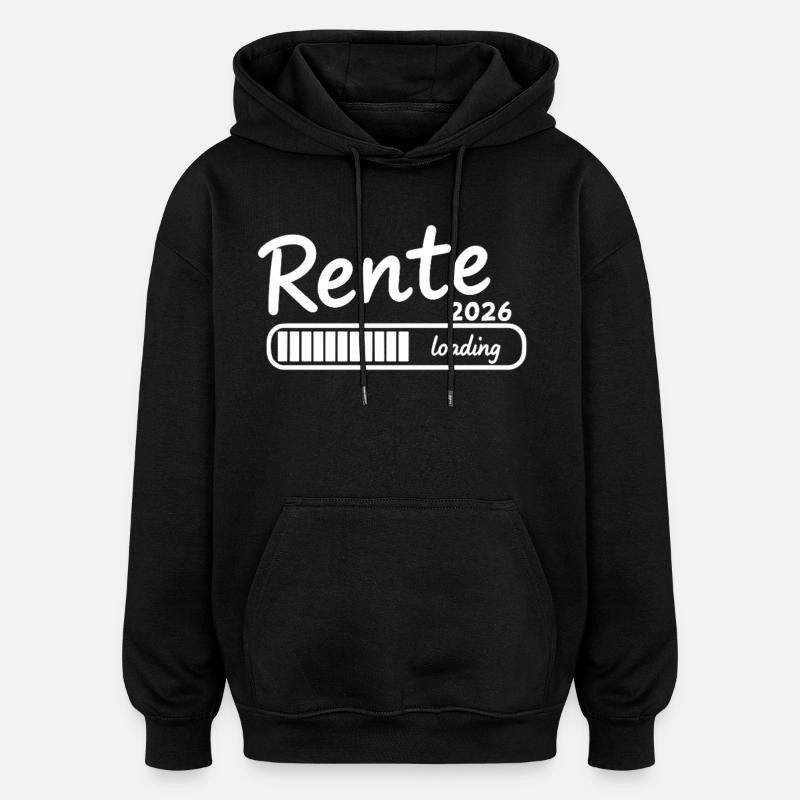 Pension 2026 loading Finally retirement - Oversized Unisex Hoodie - black