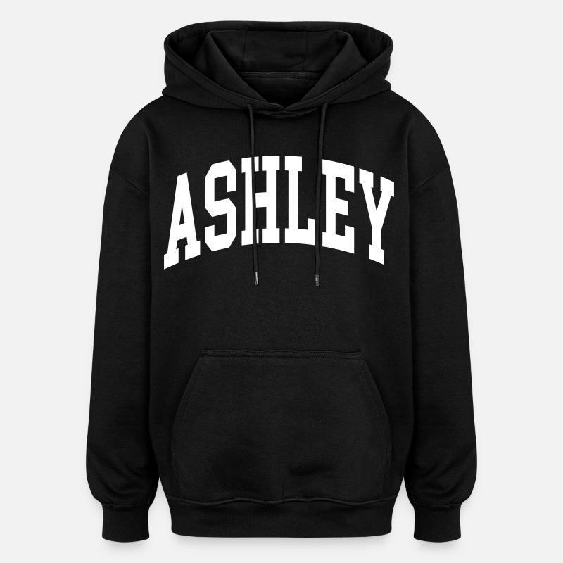 Ashley - Oversized Unisex Hoodie - Schwarz