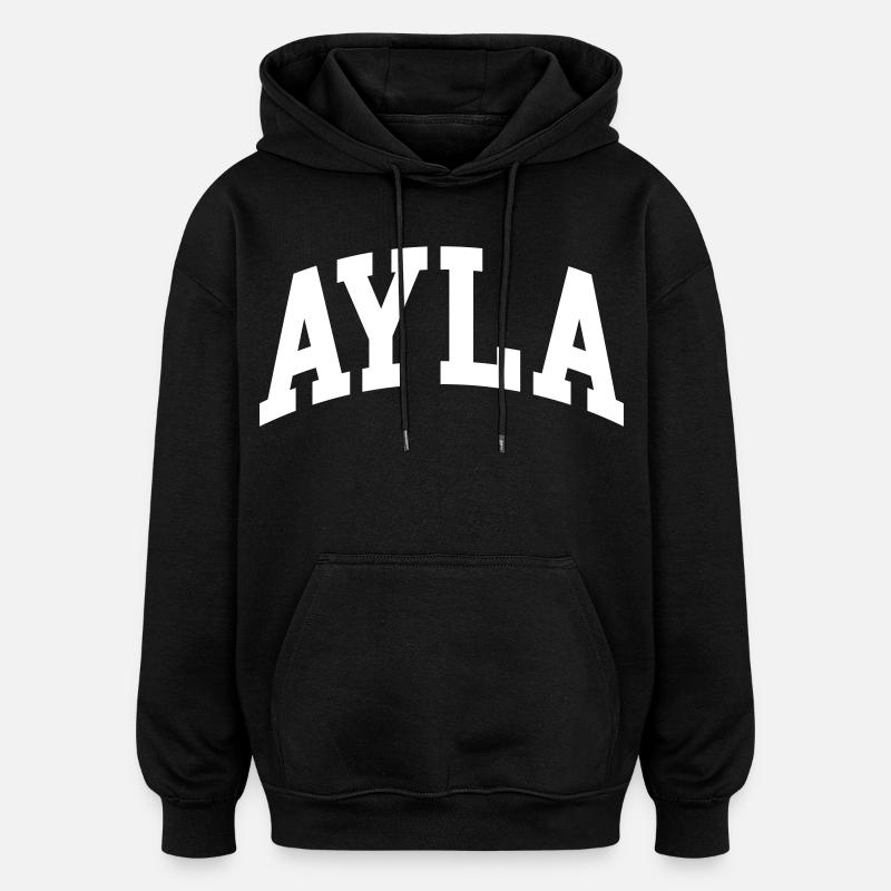 Ayla - Oversized Unisex Hoodie - black