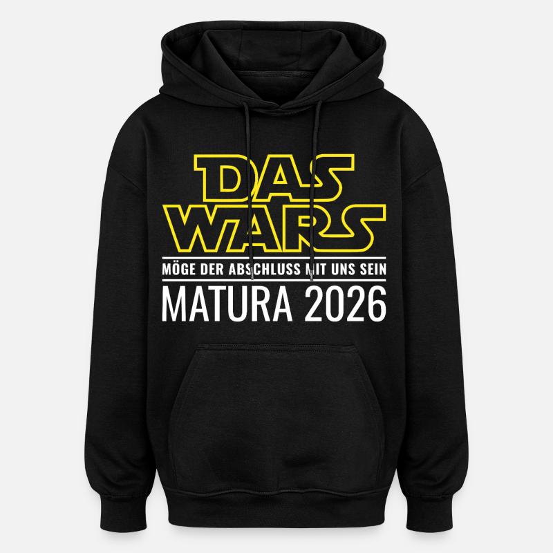 Matura 2026 Das wars - Oversized Unisex Hoodie - Schwarz