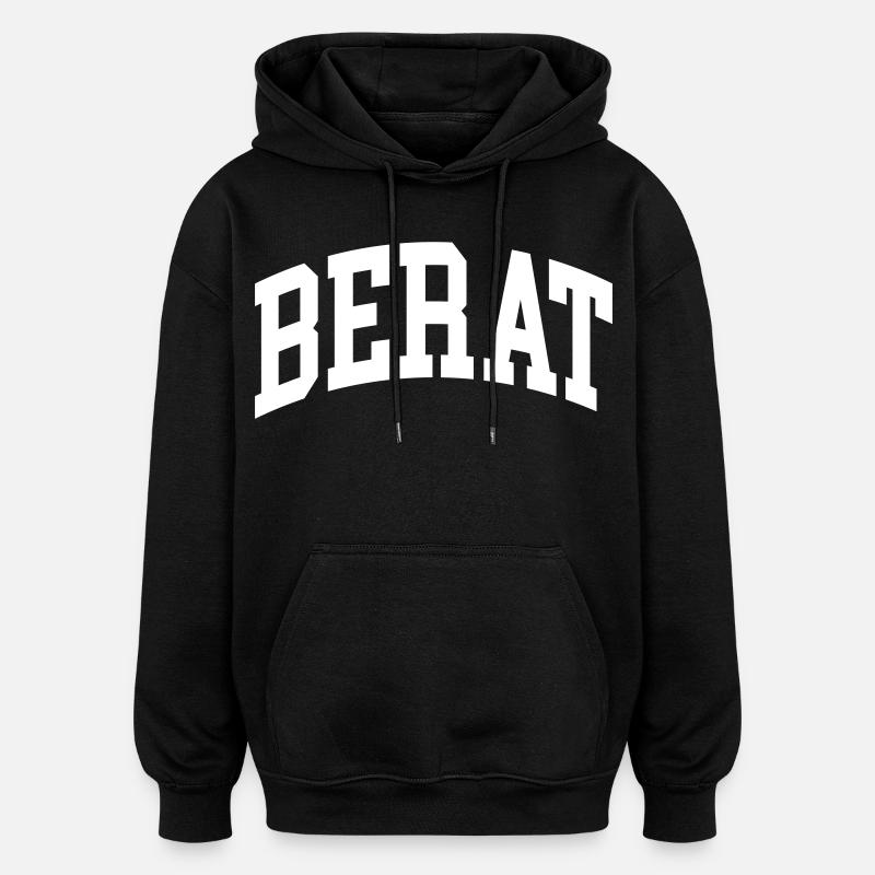 Conseils - Sweat à capuche oversize unisexe - noir