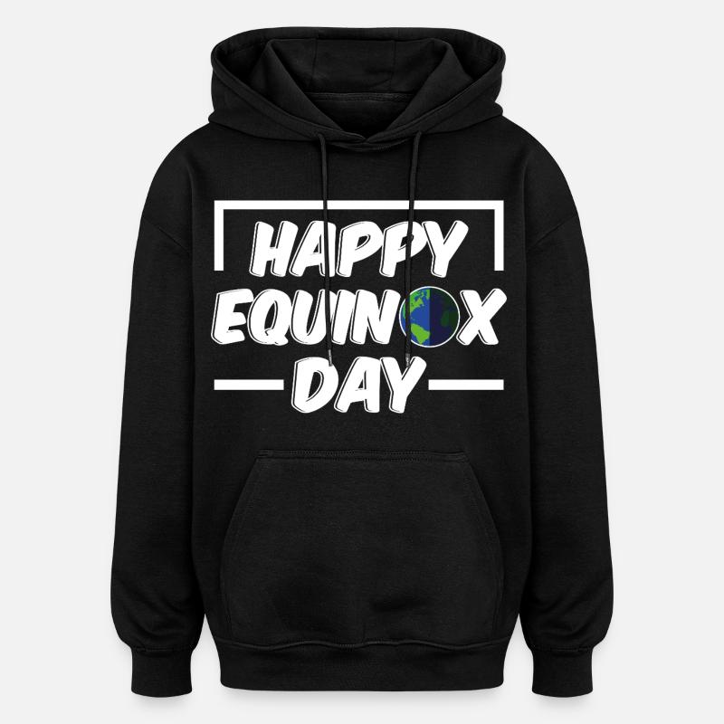 Happy Equinox Day Easter Ostara - Oversized Unisex Hoodie - black