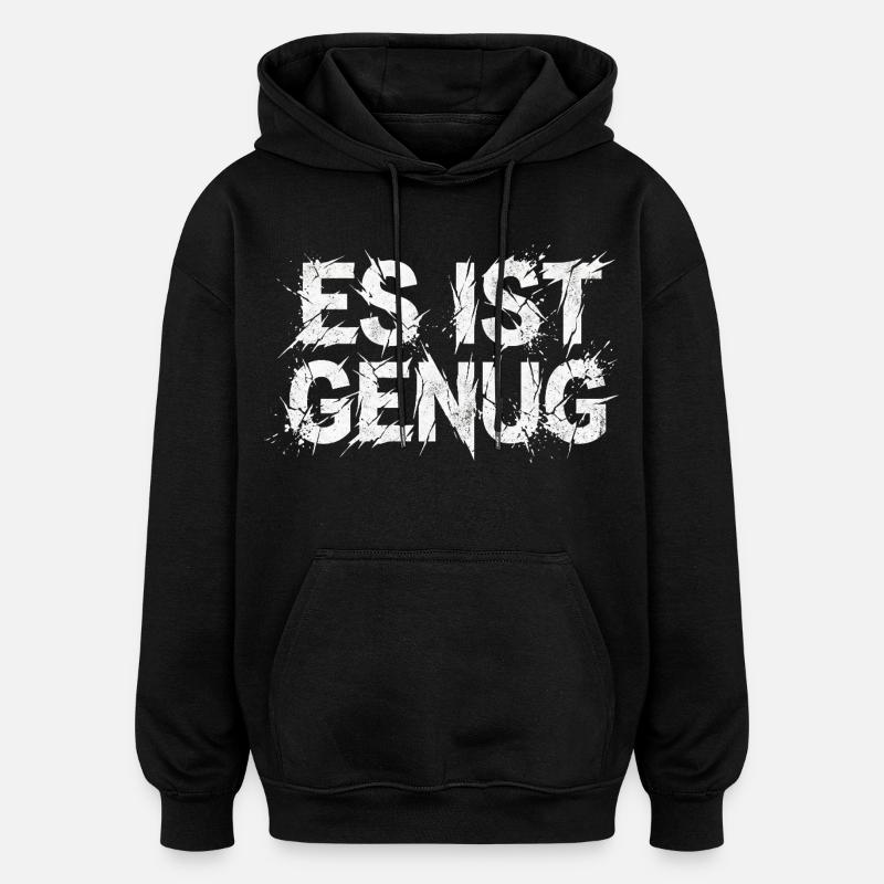 Ça suffit avec le sarcasme - Sweat à capuche oversize unisexe - noir