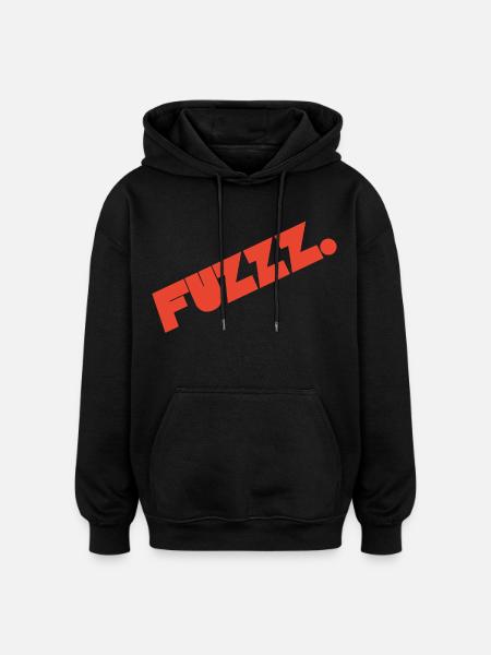 FUZZZ - Sweat à capuche oversize unisexe - noir