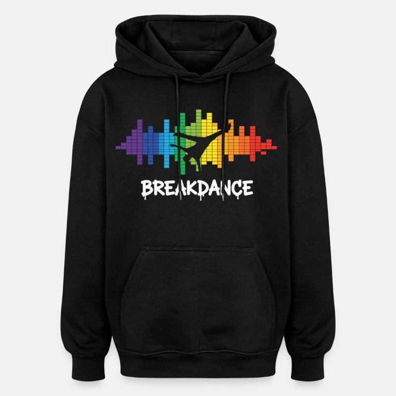 Breakdance Streetstyle Hip Hop DJ Dance - Sweat à capuche oversize unisexe - noir
