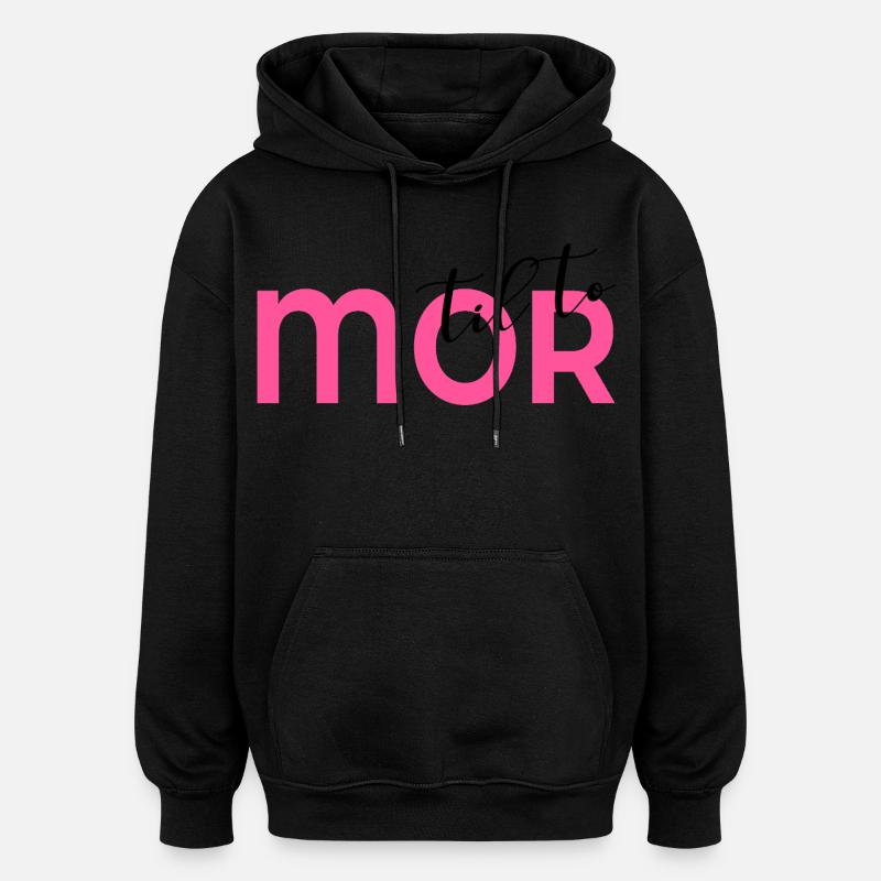 Mutter von zwei Kindern - Oversized Unisex Hoodie - Schwarz