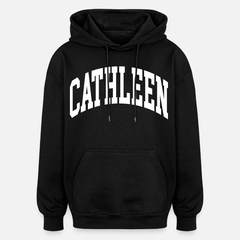 Cathleen - Oversized Unisex Hoodie - black