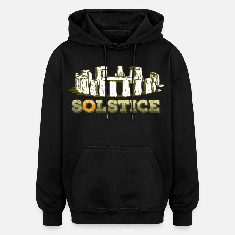 Litha Pagan Solstice d’été Midsommar - Sweat à capuche oversize unisexe - noir