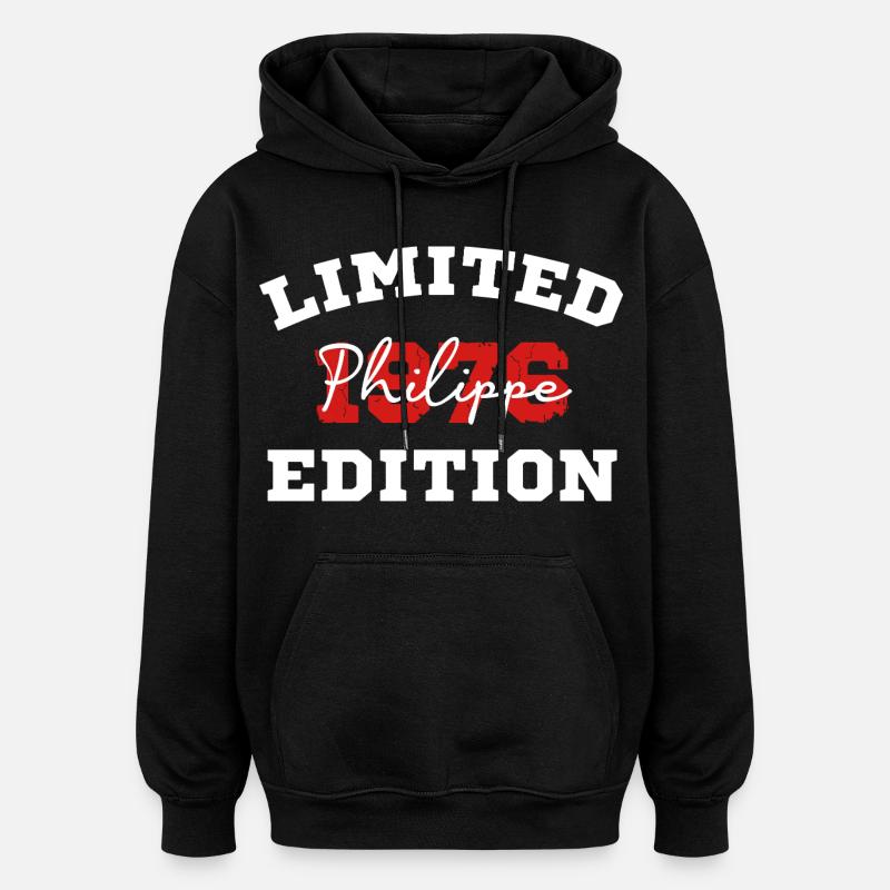 Limitierte Philippe-Ausgabe 1976 - Oversized Unisex Hoodie - Schwarz