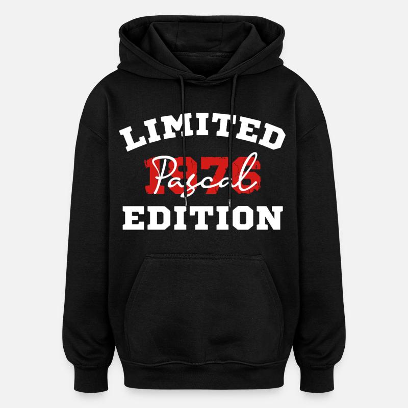 Limited Edition Pascal 1976 - Oversized Unisex Hoodie - black