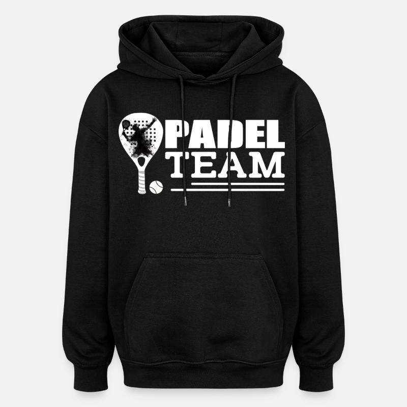 Padel - Oversized Unisex Hoodie - black