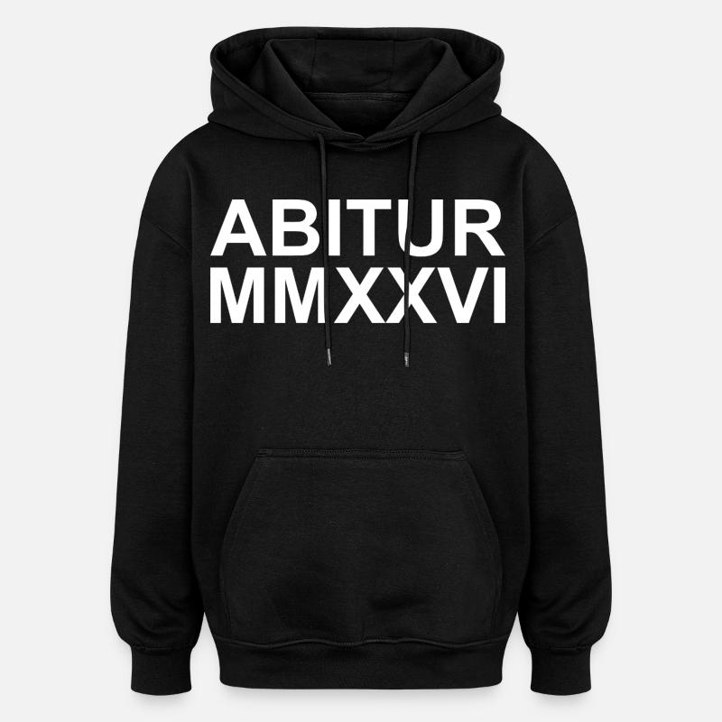 ABI Abitur - Oversized Unisex Hoodie - Schwarz