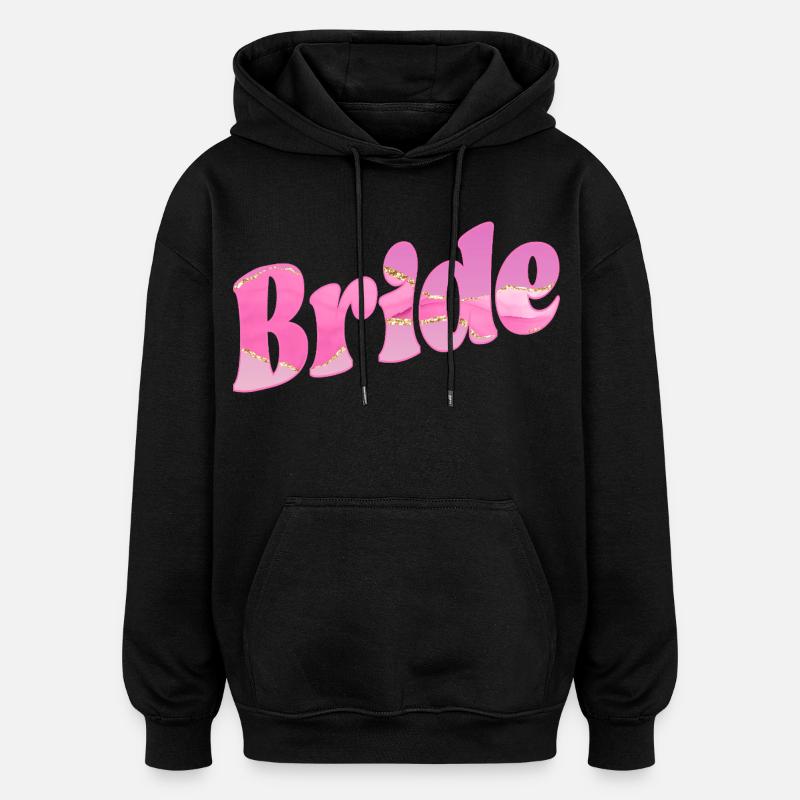 Brauthochzeit - Oversized Unisex Hoodie - Schwarz