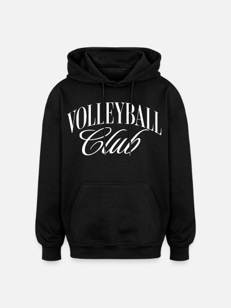 Volleyball Club - Oversized Unisex Hoodie - black