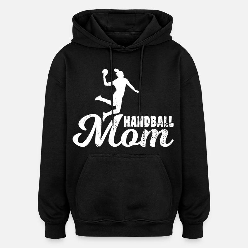 Handball Mama - Oversized Unisex Hoodie - Schwarz