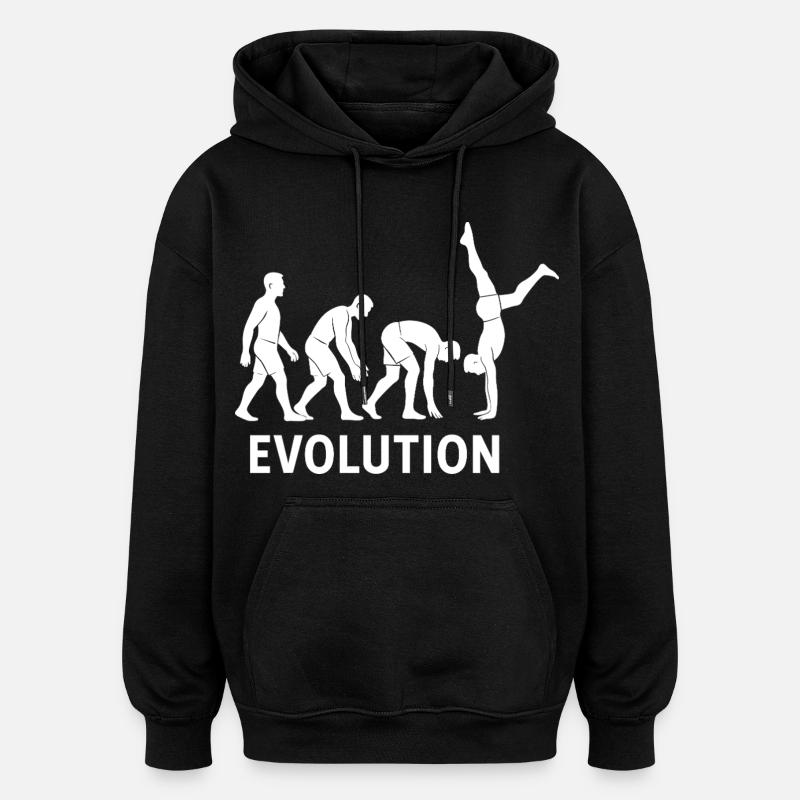 Calisthenics Evolution Fitness-Studio-Training - Oversized Unisex Hoodie - Schwarz