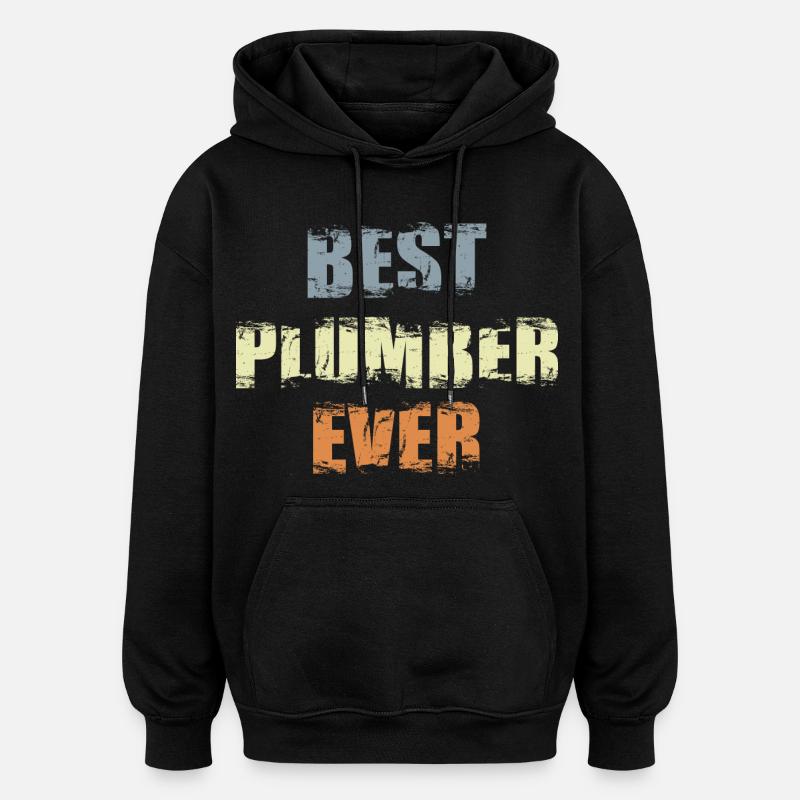 Bester Klempner - Oversized Unisex Hoodie - Schwarz