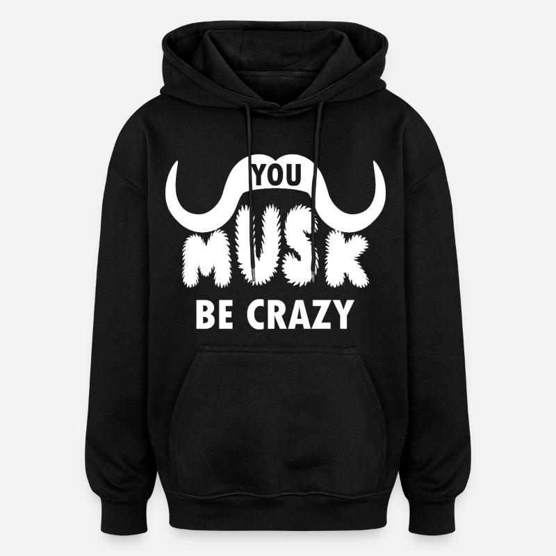 FOTOGRAFER MOSKUSEKSEN - Oversize unisex hoodie - sort