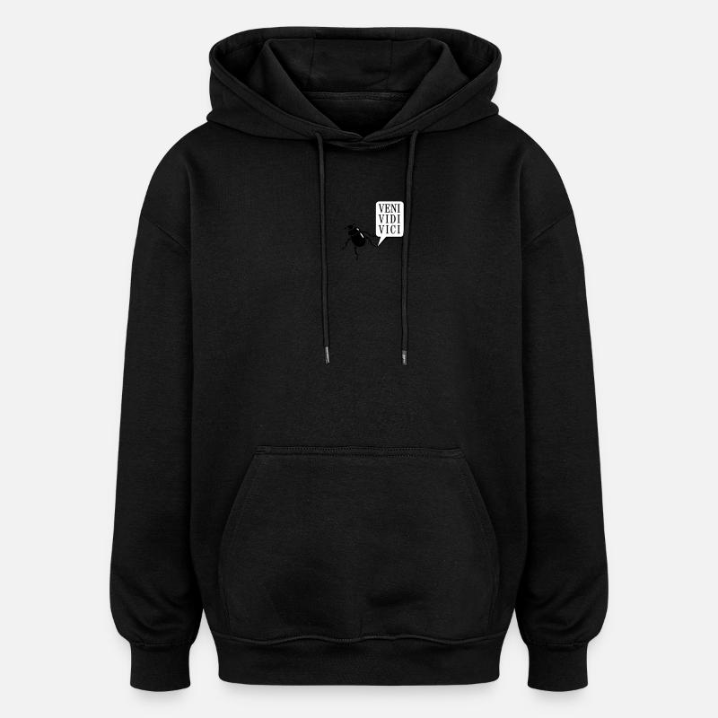 scarabée coléoptère / beetle (2c) - Sweat à capuche oversize unisexe - noir