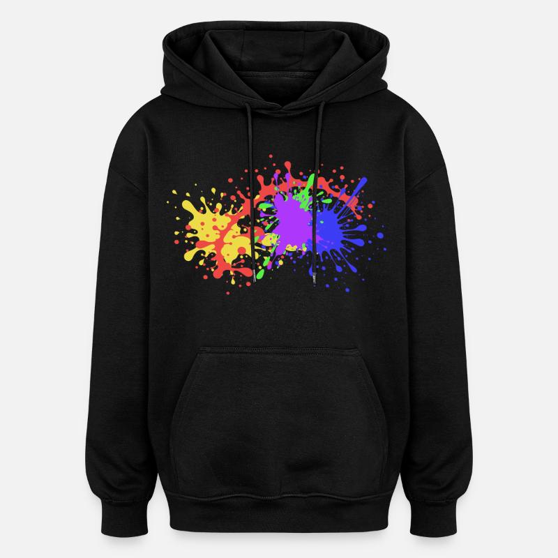 Splash Gift Striking - Oversized Unisex Hoodie - black
