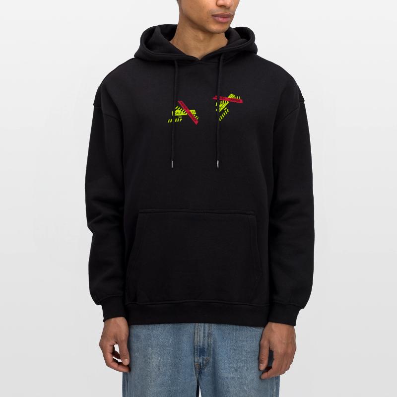 Attention, risque Sweat à capuche oversize unisexe
