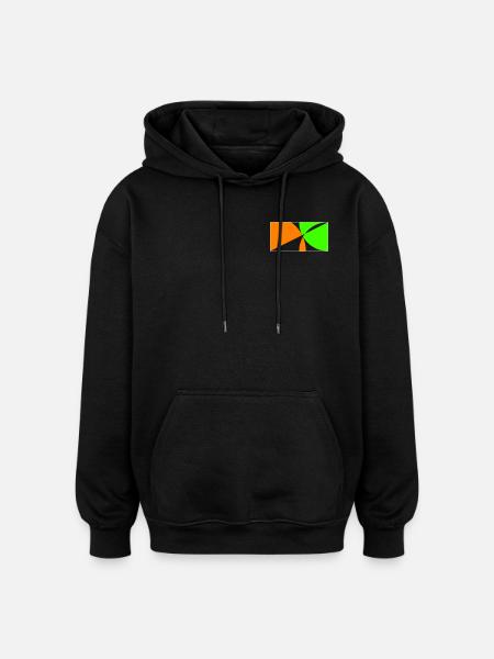 ¡Mantente en la pelota! - Sudadera con capucha oversize unisex - negro