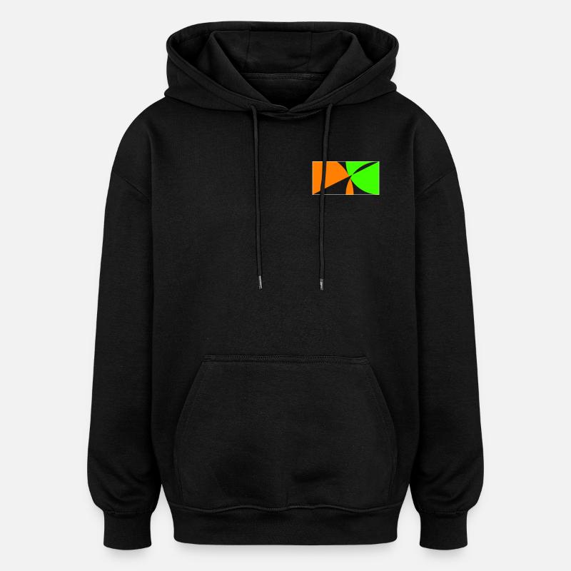 Restez sur la balle! - Sweat à capuche oversize unisexe - noir