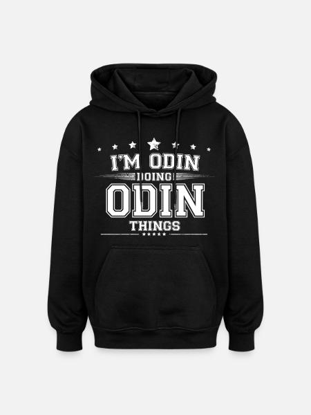 Odin - Oversized Unisex Hoodie - black