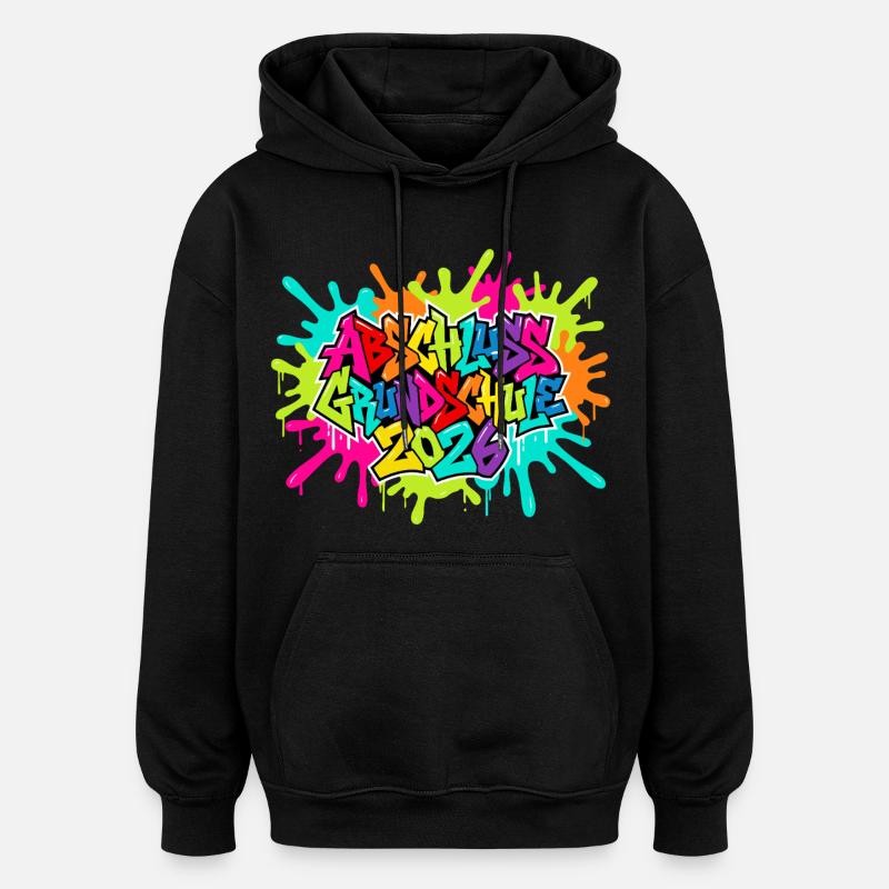 Grundschule Abschluss 2026 - Oversized Unisex Hoodie - Schwarz
